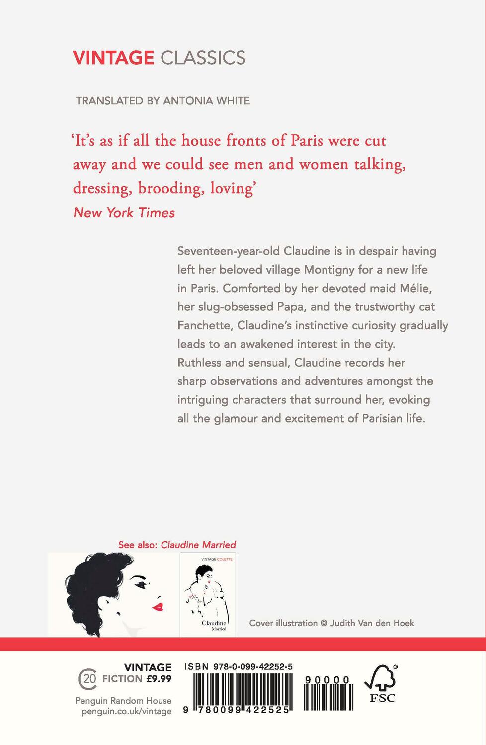 Rückseite: 9780099422525 | Claudine In Paris | Colette | Taschenbuch | Claudine | Englisch | 2001