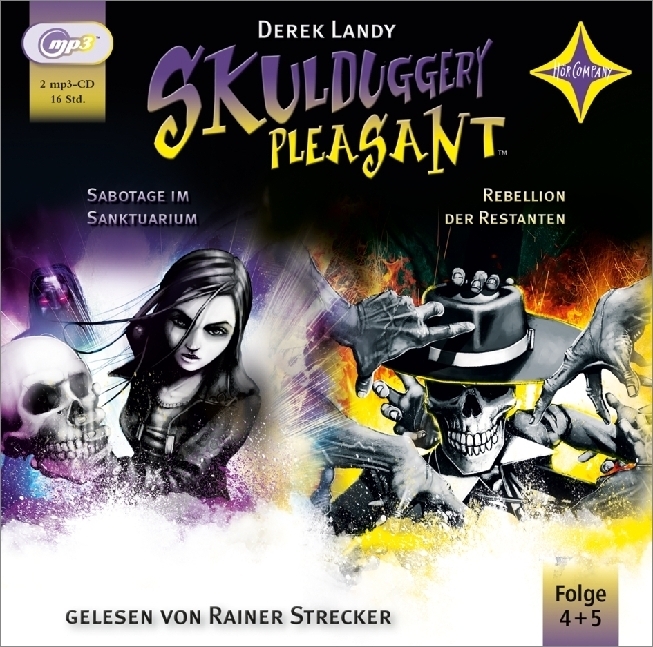 Cover: 9783966320702 | Skulduggery Pleasant - Folge 4+5, Audio-CD | Derek Landy | Audio-CD