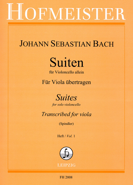Cover: 9790203420088 | Suiten fur Violoncello - Heft 1 | Johann Sebastian Bach | Buch