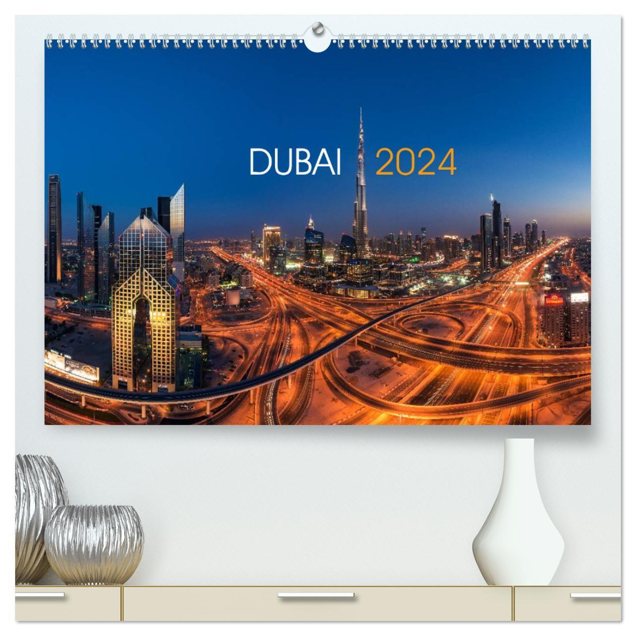 Cover: 9783383334948 | DUBAI - 2024 (hochwertiger Premium Wandkalender 2024 DIN A2 quer),...