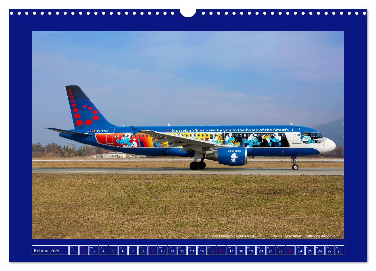 Bild: 9783383923081 | Bunte Airliner (Wandkalender 2025 DIN A3 quer), CALVENDO...