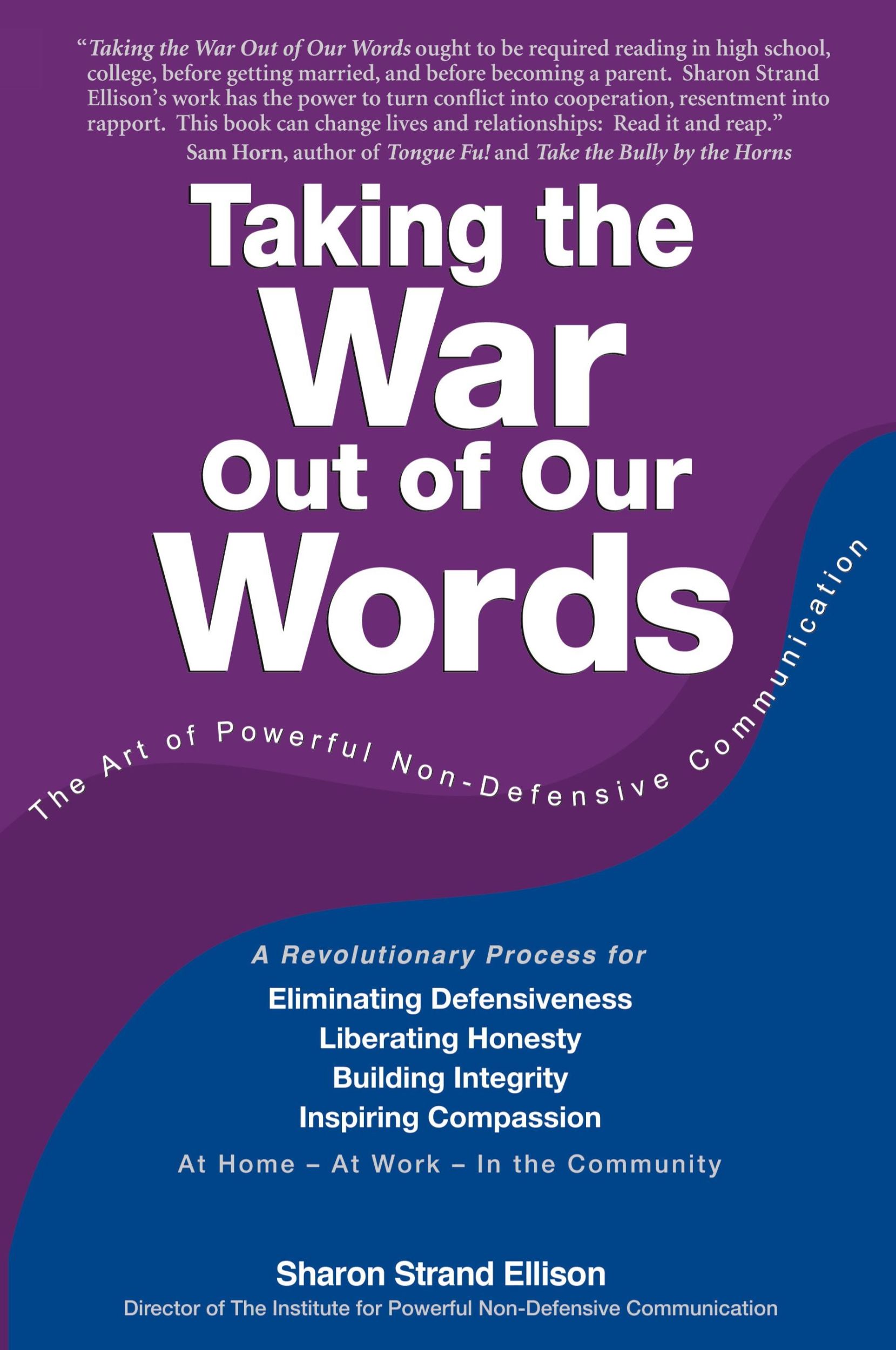 Cover: 9780998244600 | Taking the War Out of Our Words | Sharon Strand Ellison | Taschenbuch