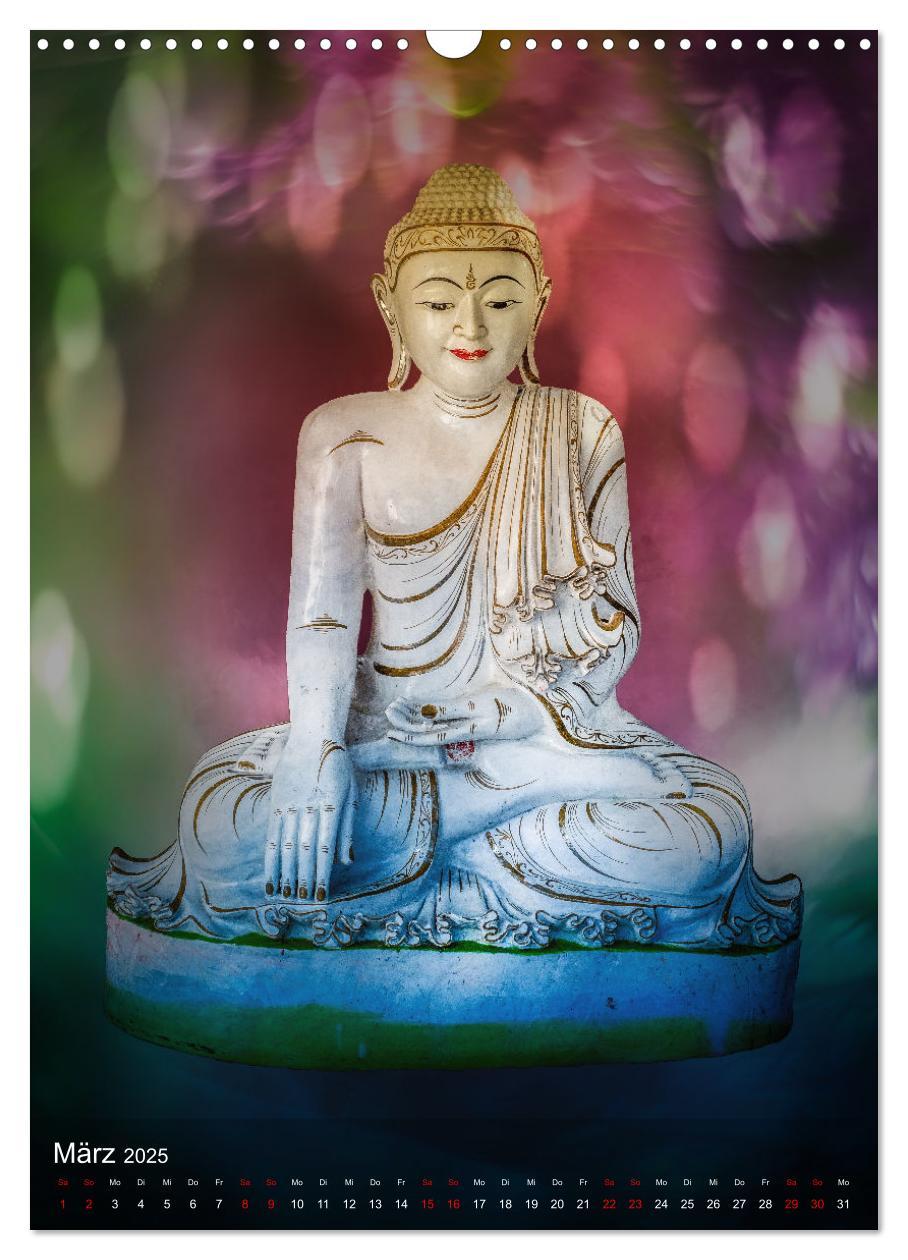 Bild: 9783435893065 | Die Welt mit Buddha (Wandkalender 2025 DIN A3 hoch), CALVENDO...