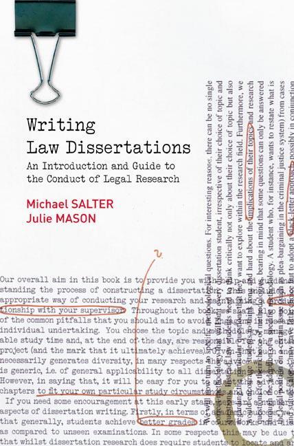 Cover: 9780582894358 | Writing Law Dissertations | Julie Mason (u. a.) | Taschenbuch | 2007