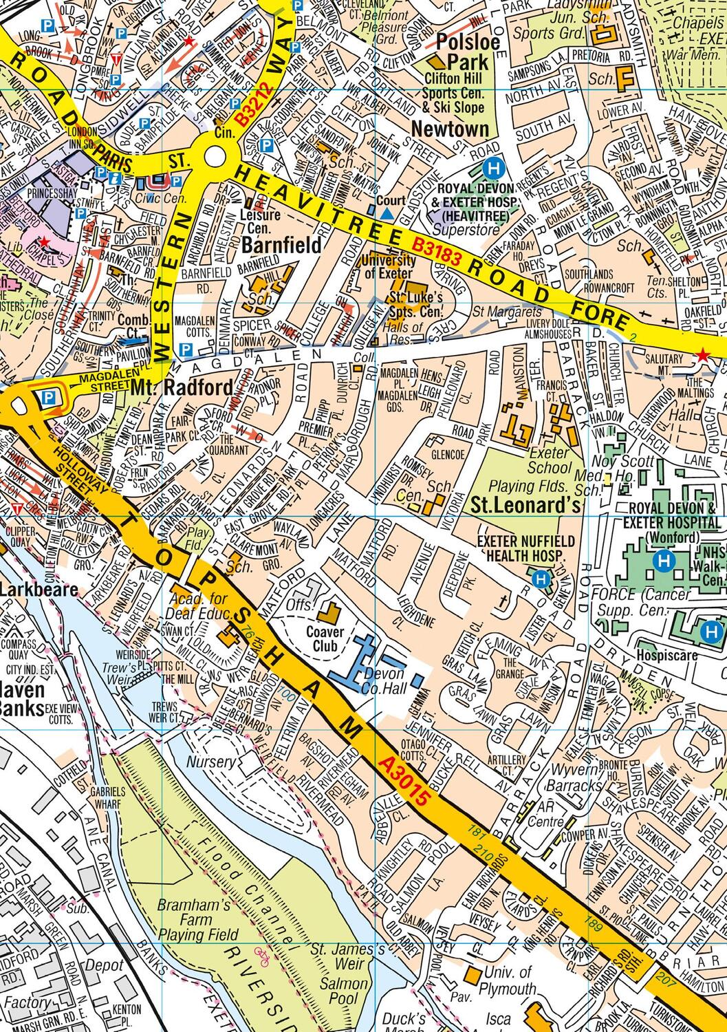 Bild: 9780008388072 | Exeter A-Z Pocket Street Map | A-Z Maps | (Land-)Karte | Englisch