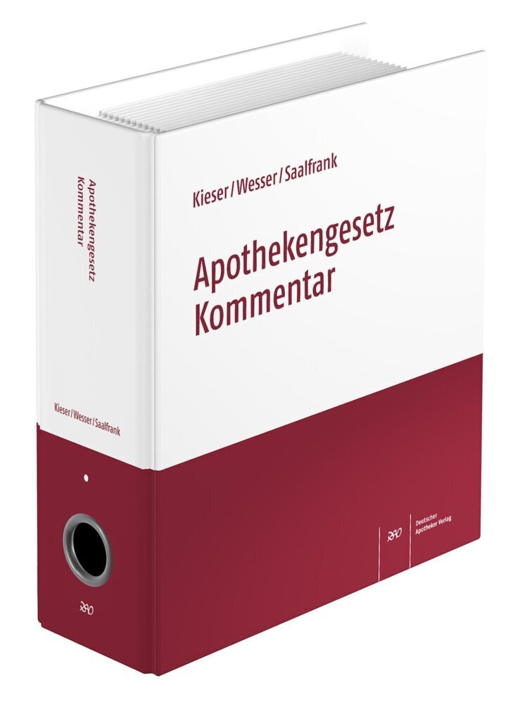 Cover: 9783769269901 | Apothekengesetz Kommentar | Timo Kieser (u. a.) | Stück | 894 S.