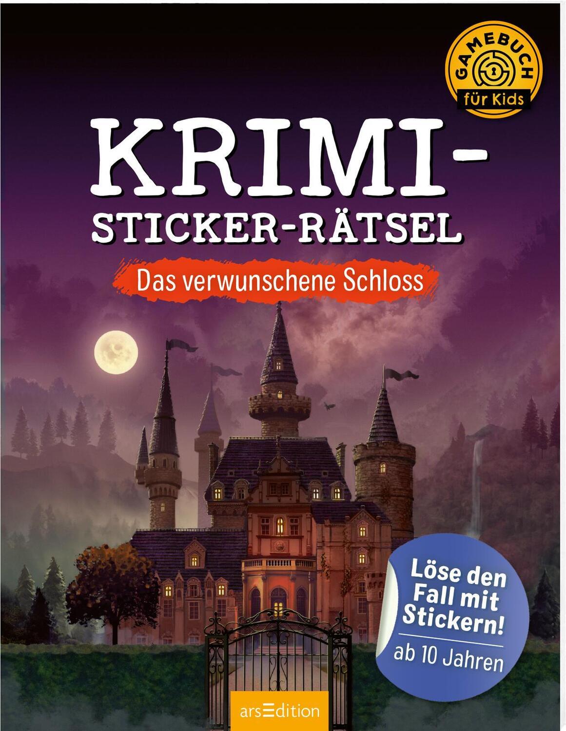 Cover: 9783845853758 | Krimi-Sticker-Rätsel - Das verwunschene Schloss | Philip Kiefer | Buch