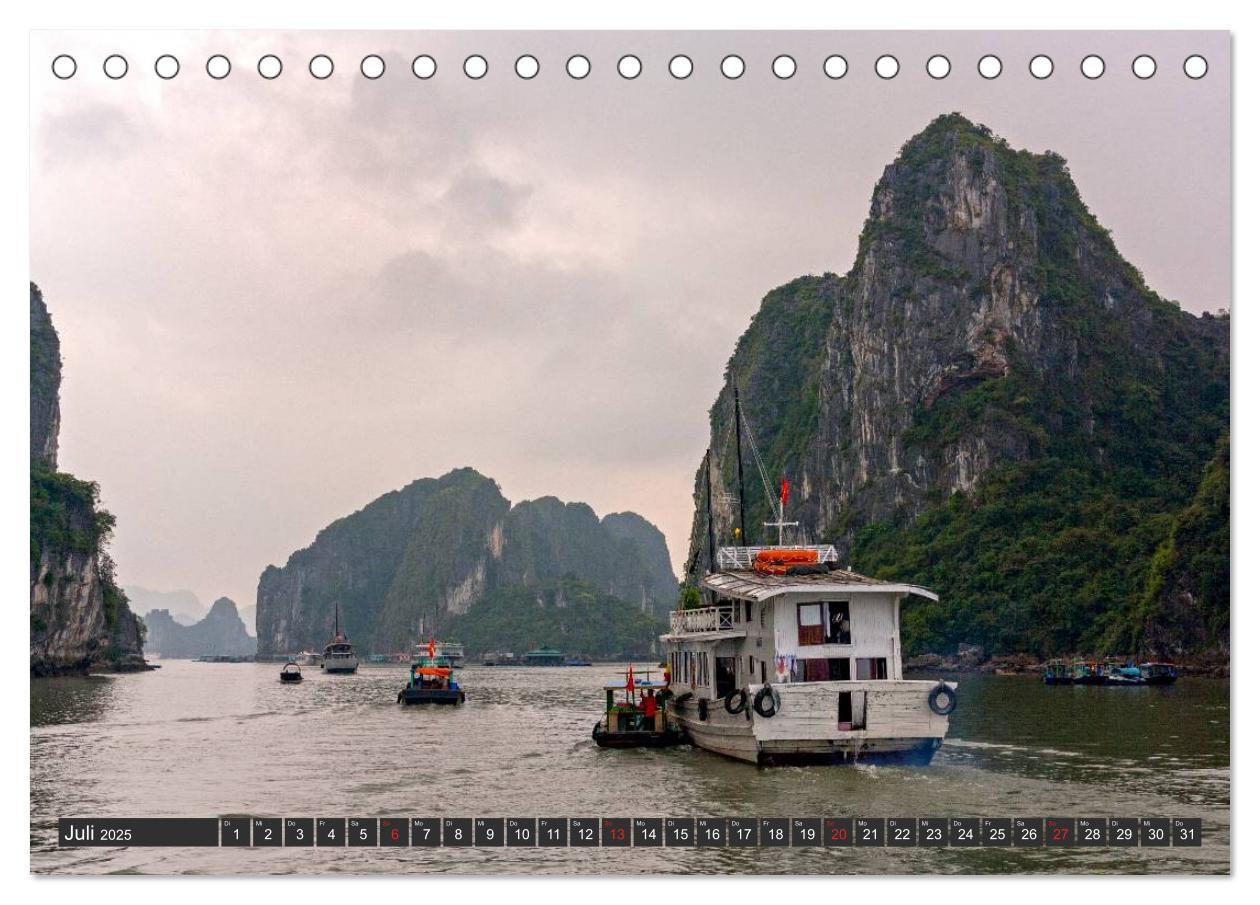 Bild: 9783435729906 | Vietnam - Zwischen Mekong und Halong Bucht (Tischkalender 2025 DIN...