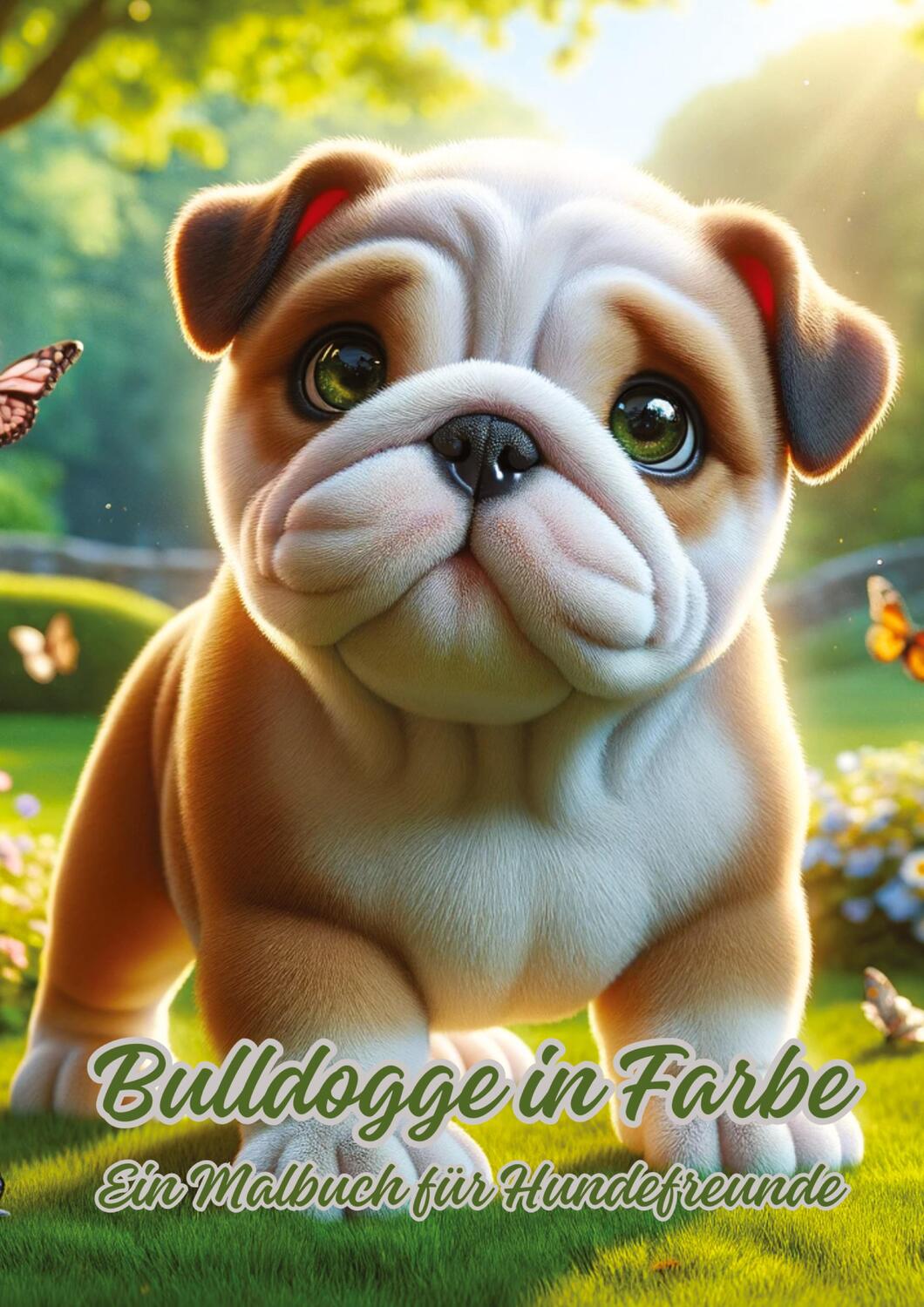 Cover: 9783384081438 | Bulldogge in Farbe | Ein Malbuch für Hundefreunde | Diana Kluge | Buch