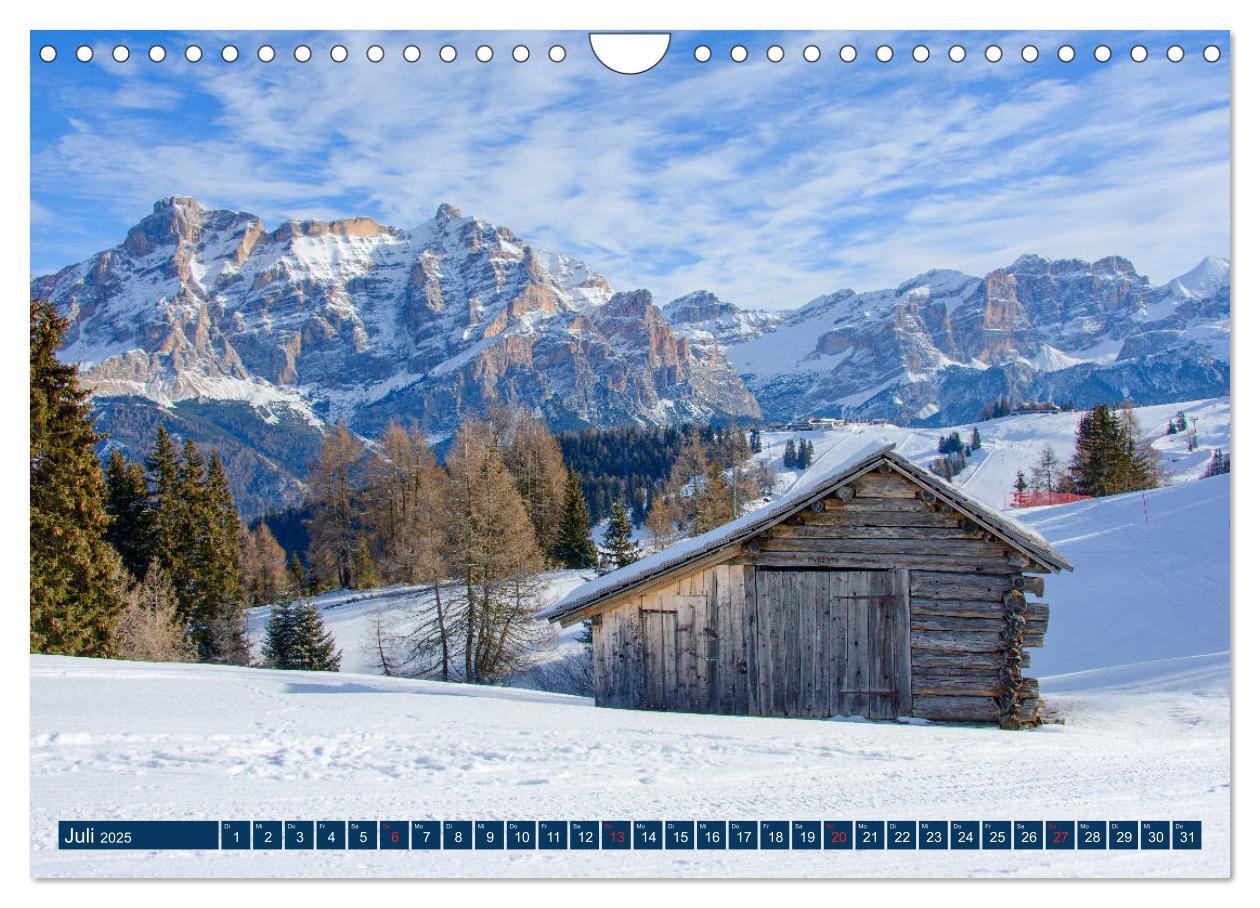 Bild: 9783435250790 | Sella Ronda (Wandkalender 2025 DIN A4 quer), CALVENDO Monatskalender