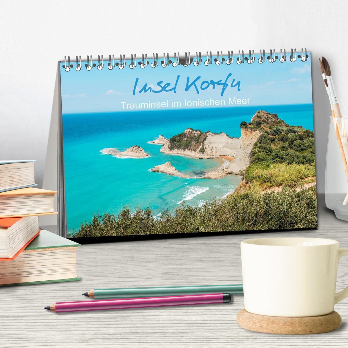 Bild: 9783435108336 | Insel Korfu - Trauminsel im Ionischen Meer (Tischkalender 2025 DIN...