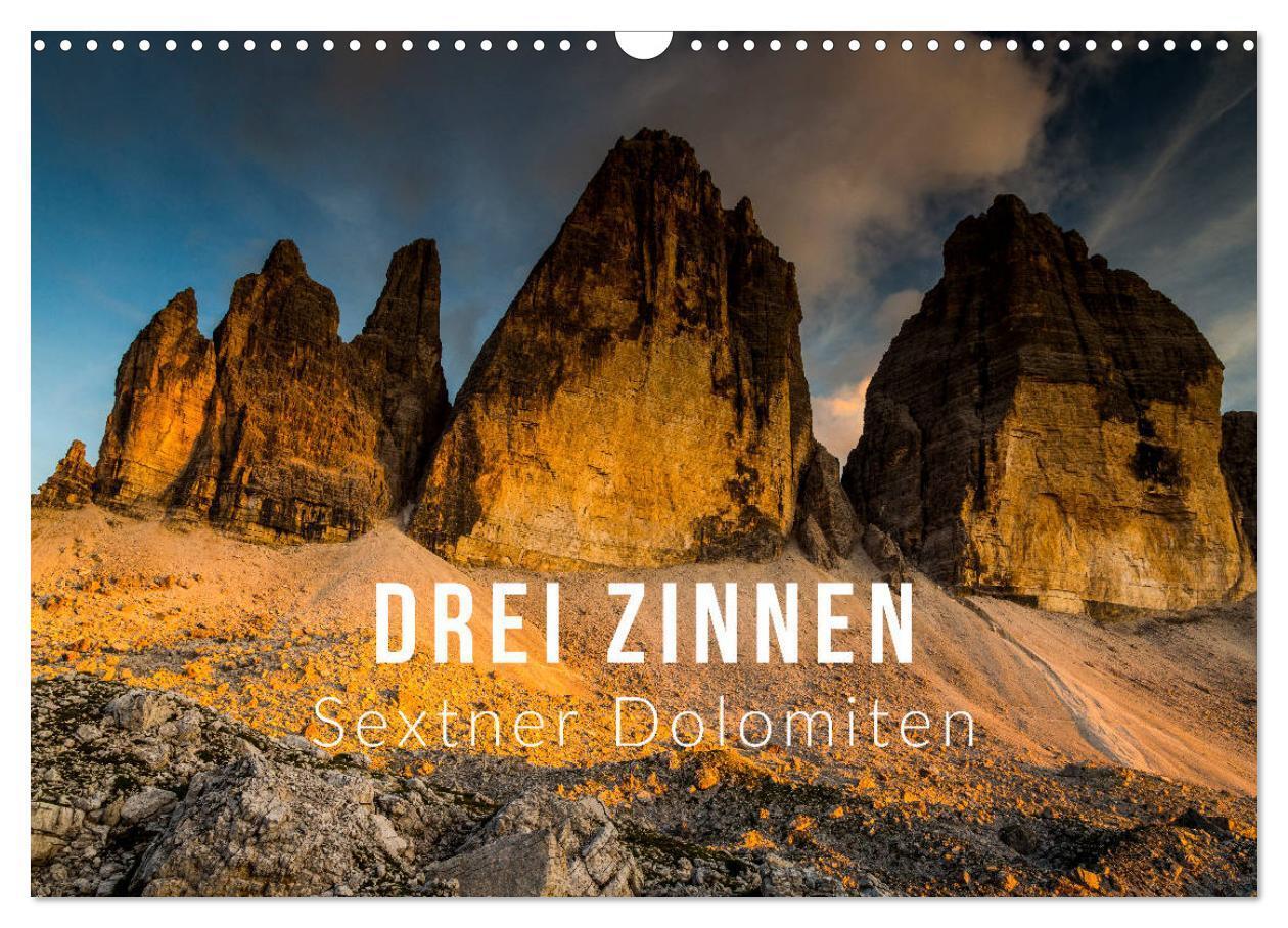 Cover: 9783383208515 | Drei Zinnen. Sextner Dolomiten (Wandkalender 2024 DIN A3 quer),...