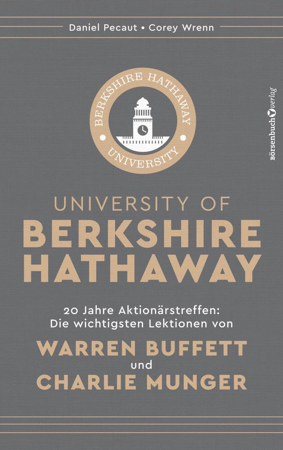 Cover: 9783864706189 | University of Berkshire Hathaway | Daniel Pecaut (u. a.) | Buch | 2019