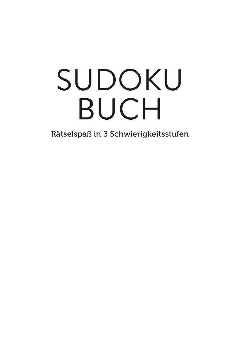 Bild: 9783987641244 | Sudoku Buch | Rätselspaß in 3 Schwierigkeitsstufen | Taschenbuch