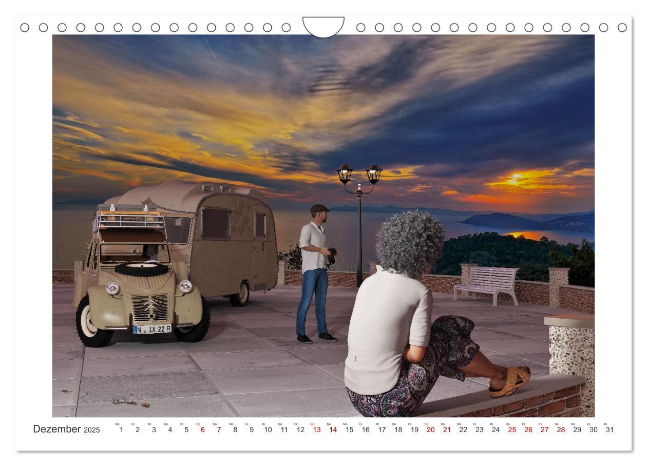 Bild: 9783435070114 | Vintage Caravaning (Wandkalender 2025 DIN A4 quer), CALVENDO...