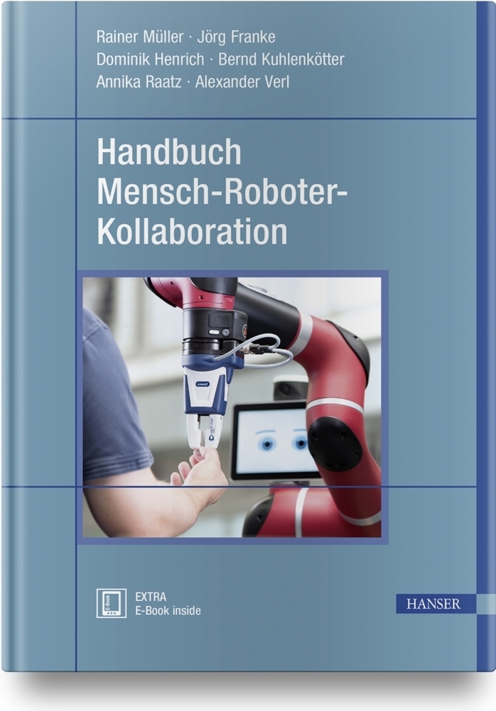 Cover: 9783446450165 | Handbuch Mensch-Roboter-Kollaboration, m. 1 Buch, m. 1 E-Book | Bundle