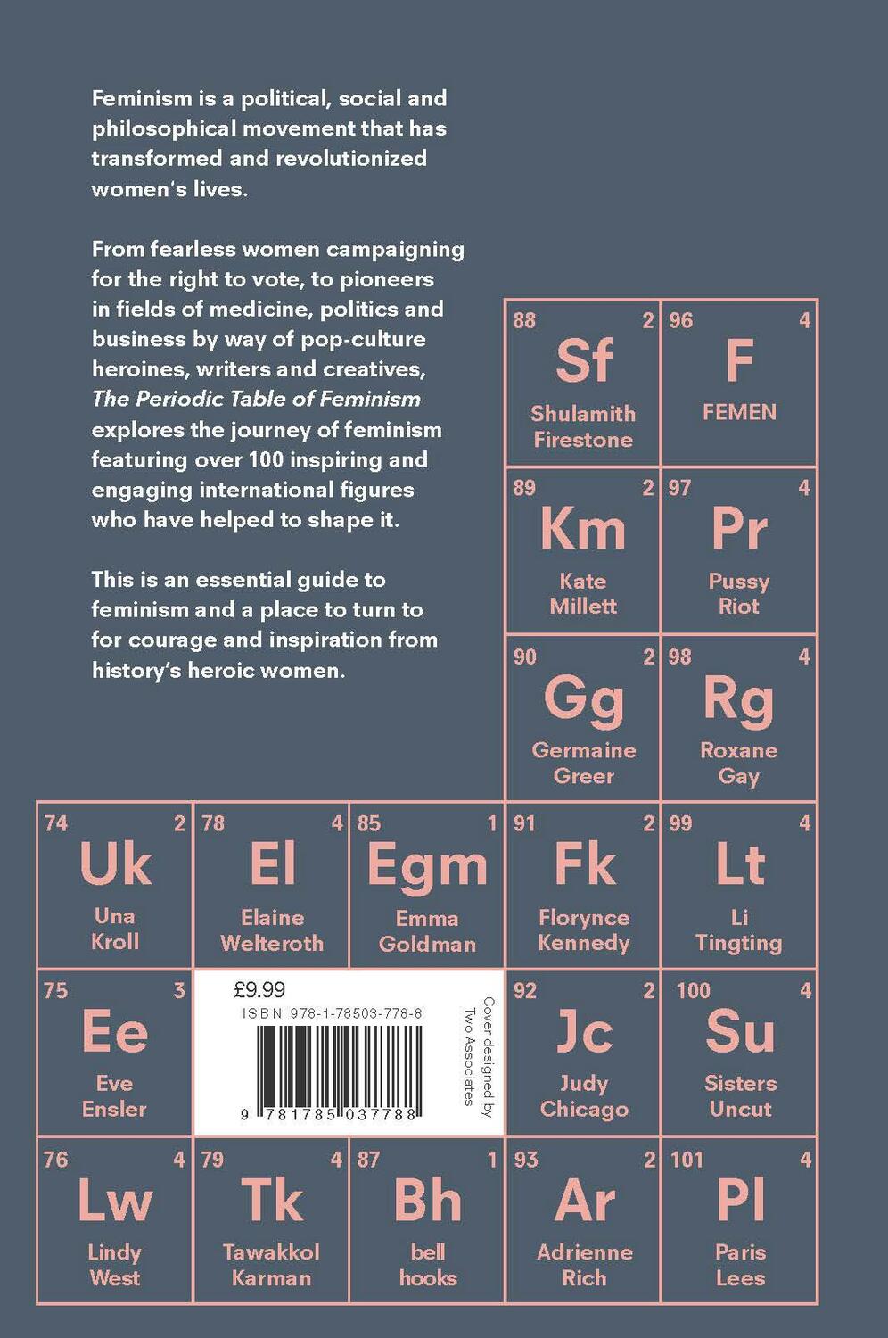 Rückseite: 9781785037788 | The Periodic Table of Feminism | Marisa Bate | Buch | Englisch | 2018