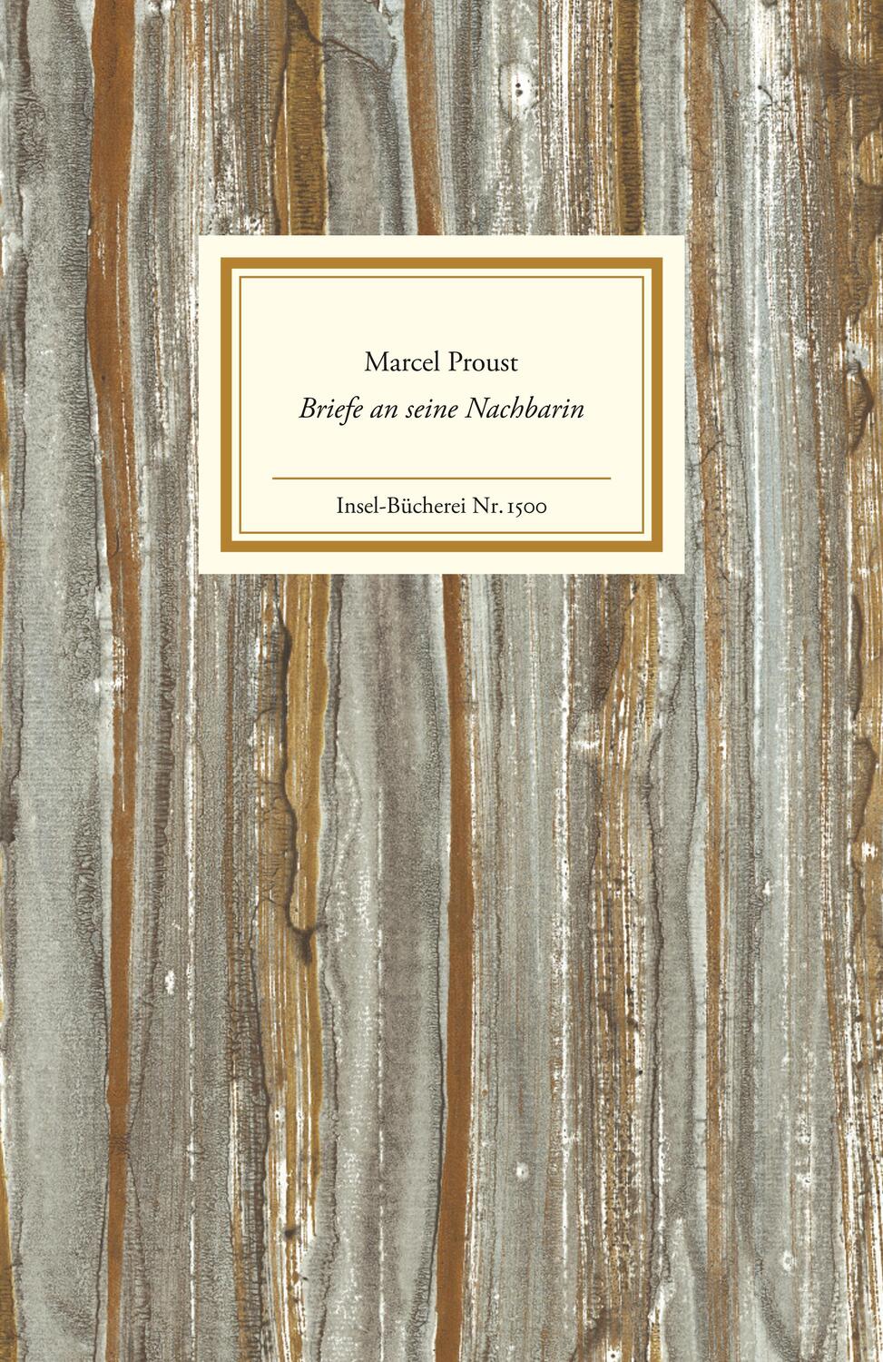 Cover: 9783458195009 | Briefe an seine Nachbarin | Marcel Proust | Buch | Insel-Bücherei
