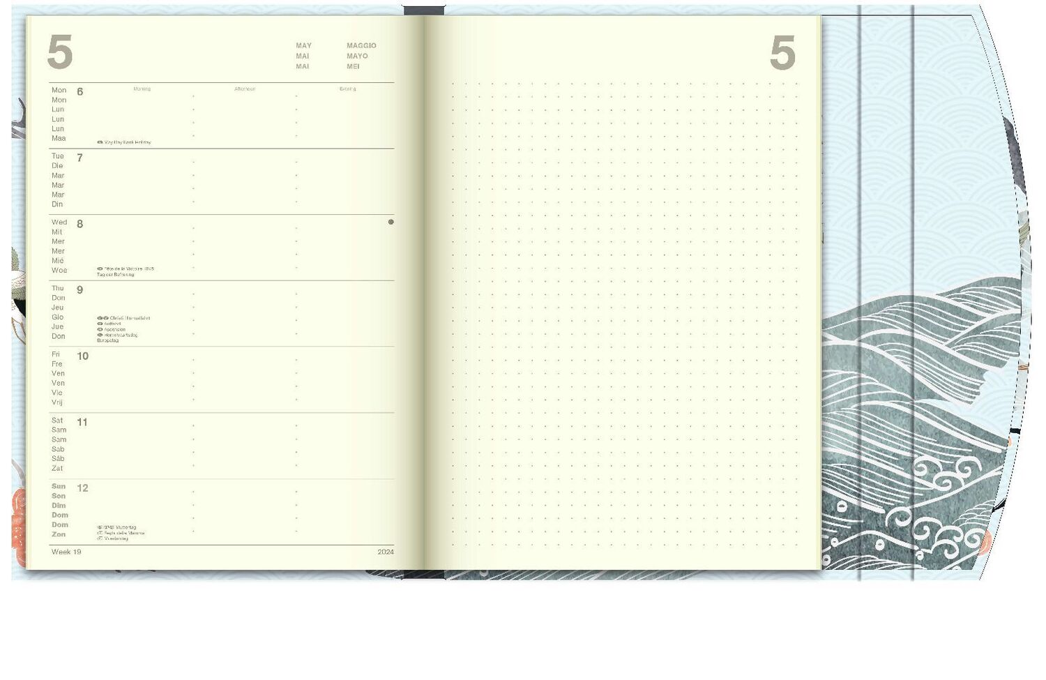 Bild: 4002725987082 | Japanese Papers 2024 - Diary - Buchkalender - Taschenkalender - 16x22