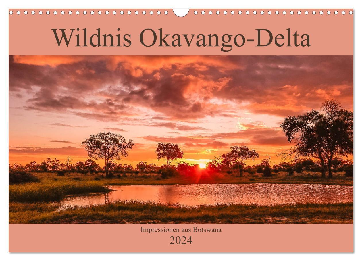 Cover: 9783675677692 | Wildnis Okavango-Delta (Wandkalender 2024 DIN A3 quer), CALVENDO...
