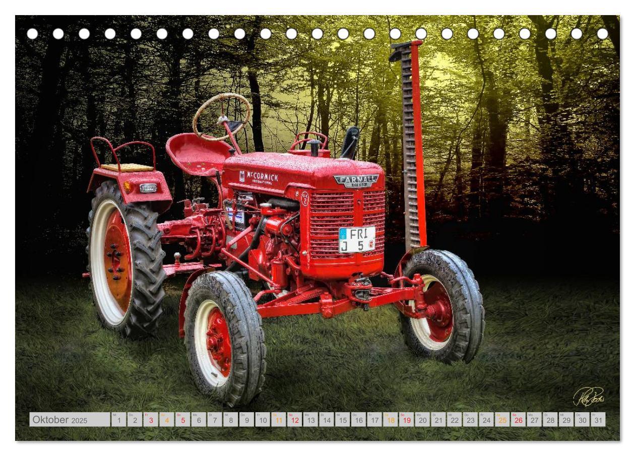 Bild: 9783435606672 | Oldtimer Schätze. Ein Traktoren-Kalender (Tischkalender 2025 DIN A5...