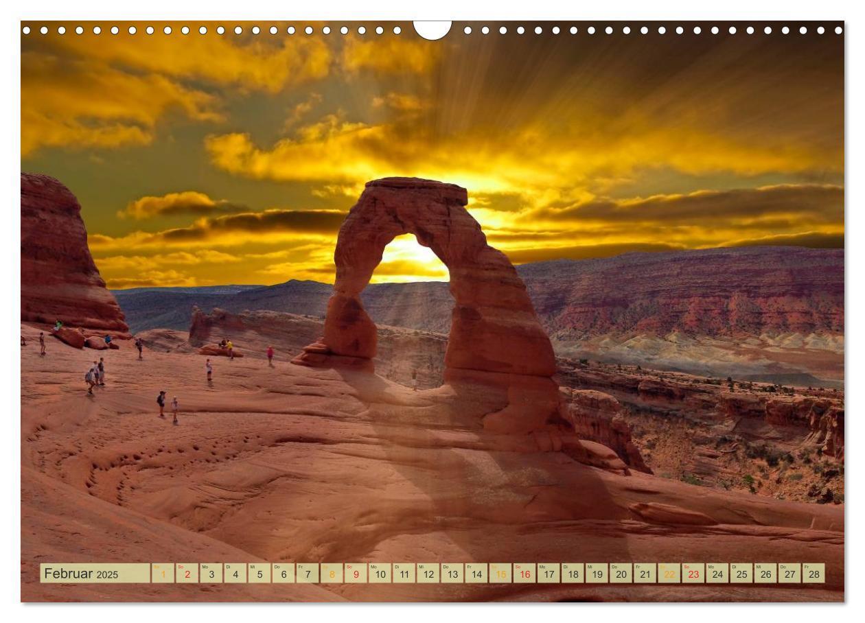 Bild: 9783435481576 | Nationalparks der USA - atemberaubend schön (Wandkalender 2025 DIN...