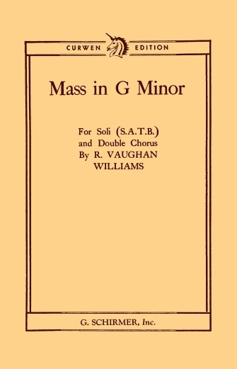 Cover: 73999249408 | Mass in g minor | Ralph Vaughan Williams | Choral Large Works | 1986