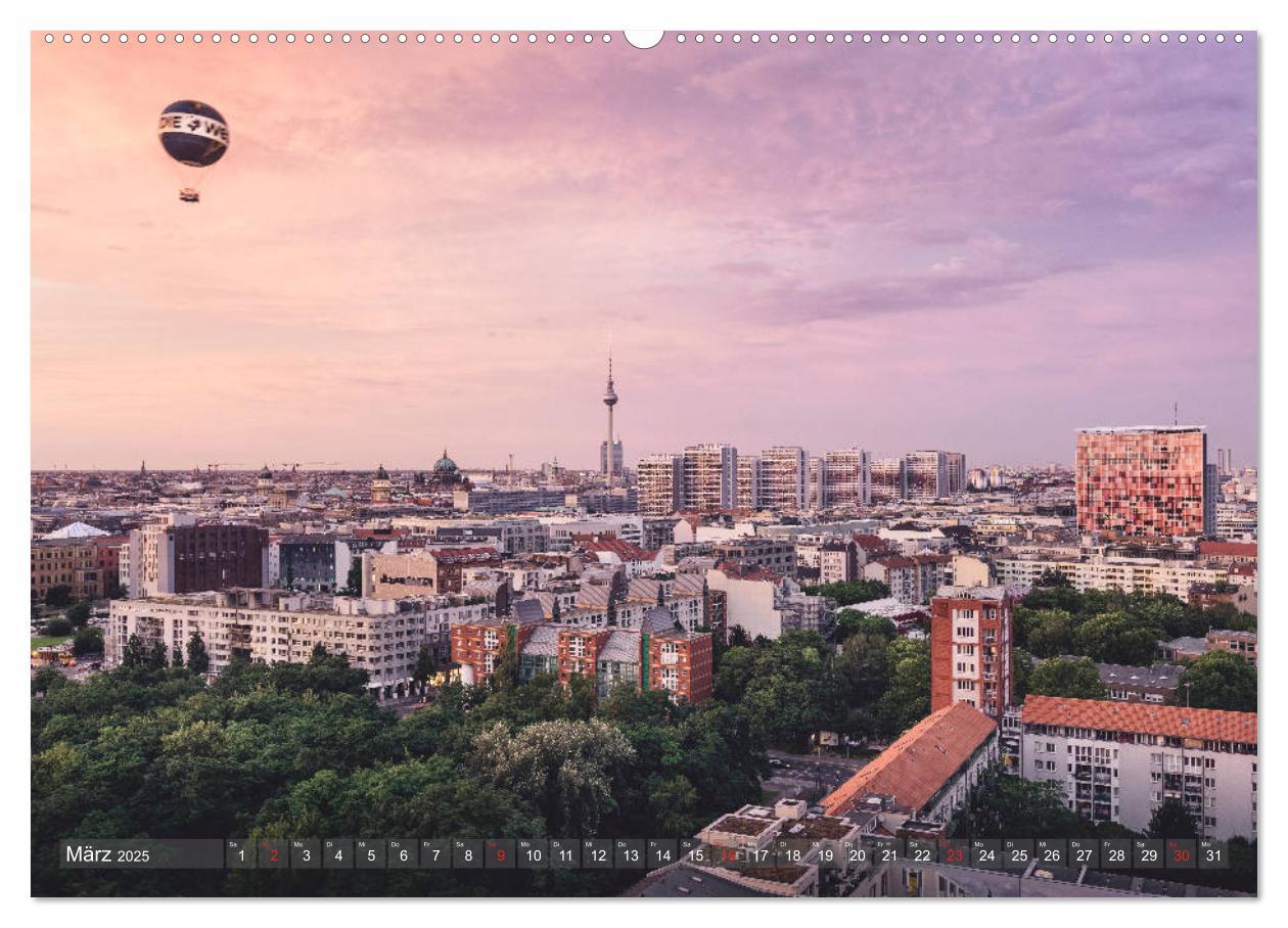 Bild: 9783435305643 | Berlin von oben (Wandkalender 2025 DIN A2 quer), CALVENDO...