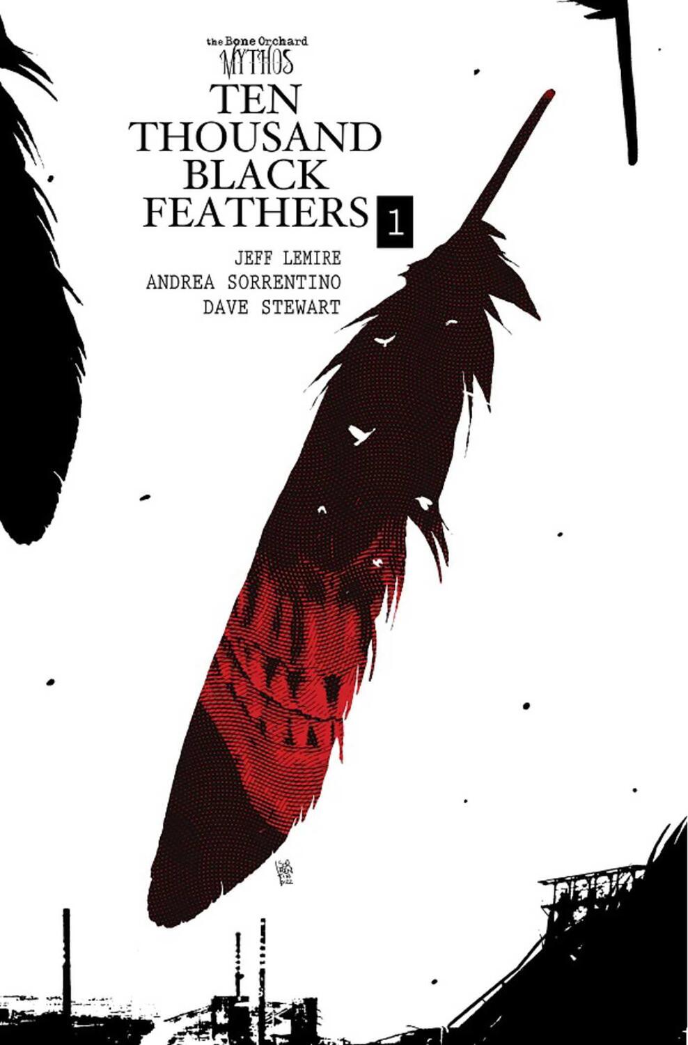 Cover: 9781534325883 | Bone Orchard Mythos: Ten Thousand Black Feathers | Jeff Lemire | Buch
