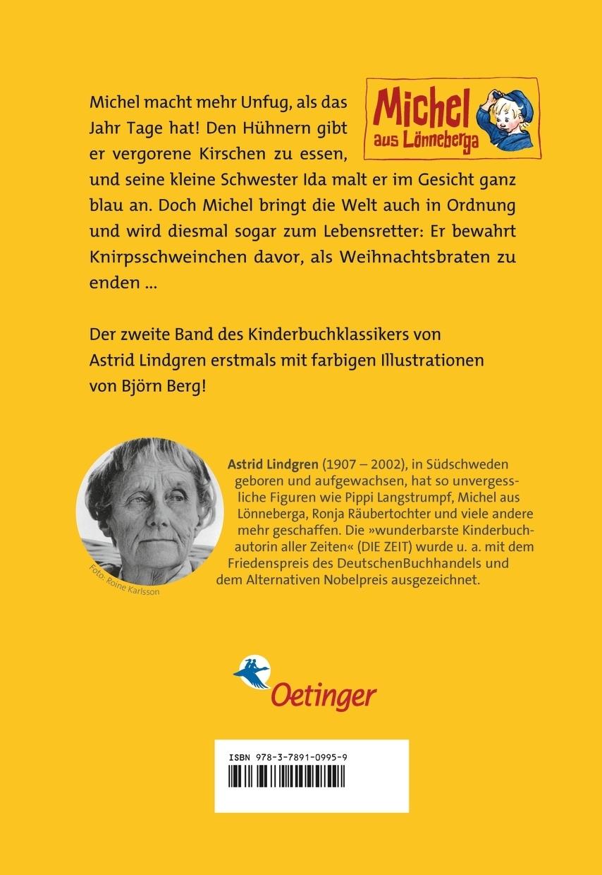 Rückseite: 9783789109959 | Michel bringt die Welt in Ordnung | Astrid Lindgren | Buch | 185 S.