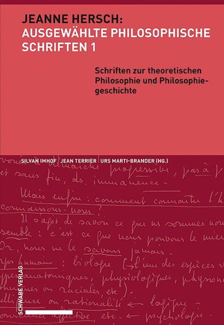 Cover: 9783796540509 | Schriften zur theoretischen Philosophie und Philosophiegeschichte | XX