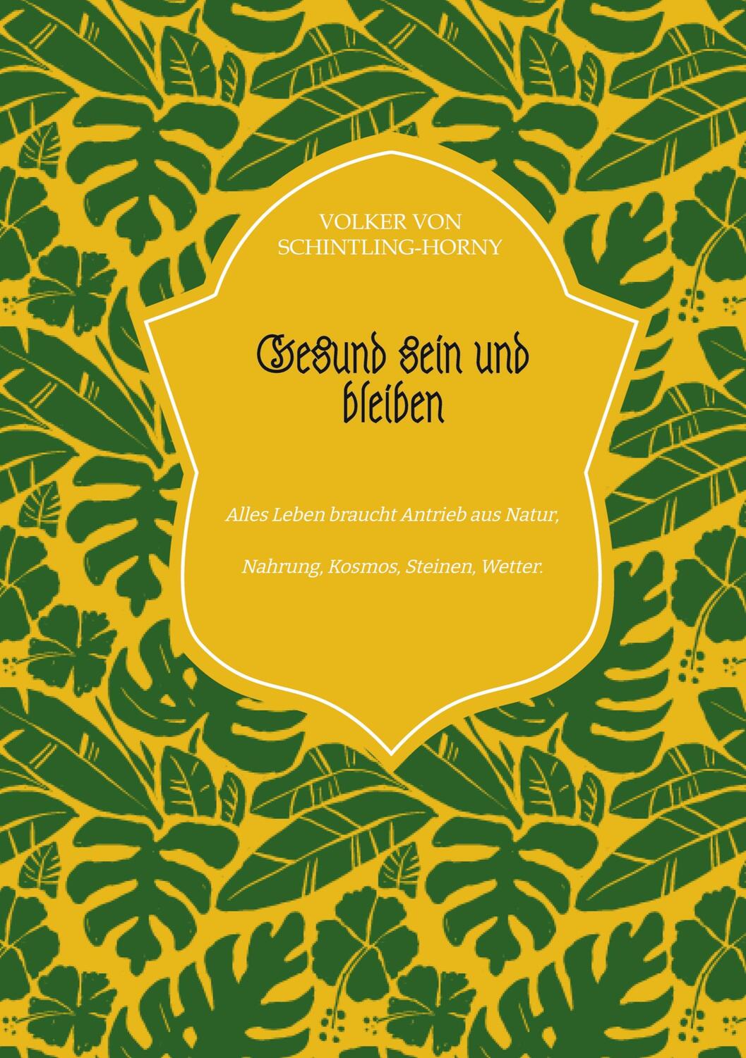 Cover: 9783384117571 | Gesund sein und bleiben | Volker von Schintling-Horny | Taschenbuch