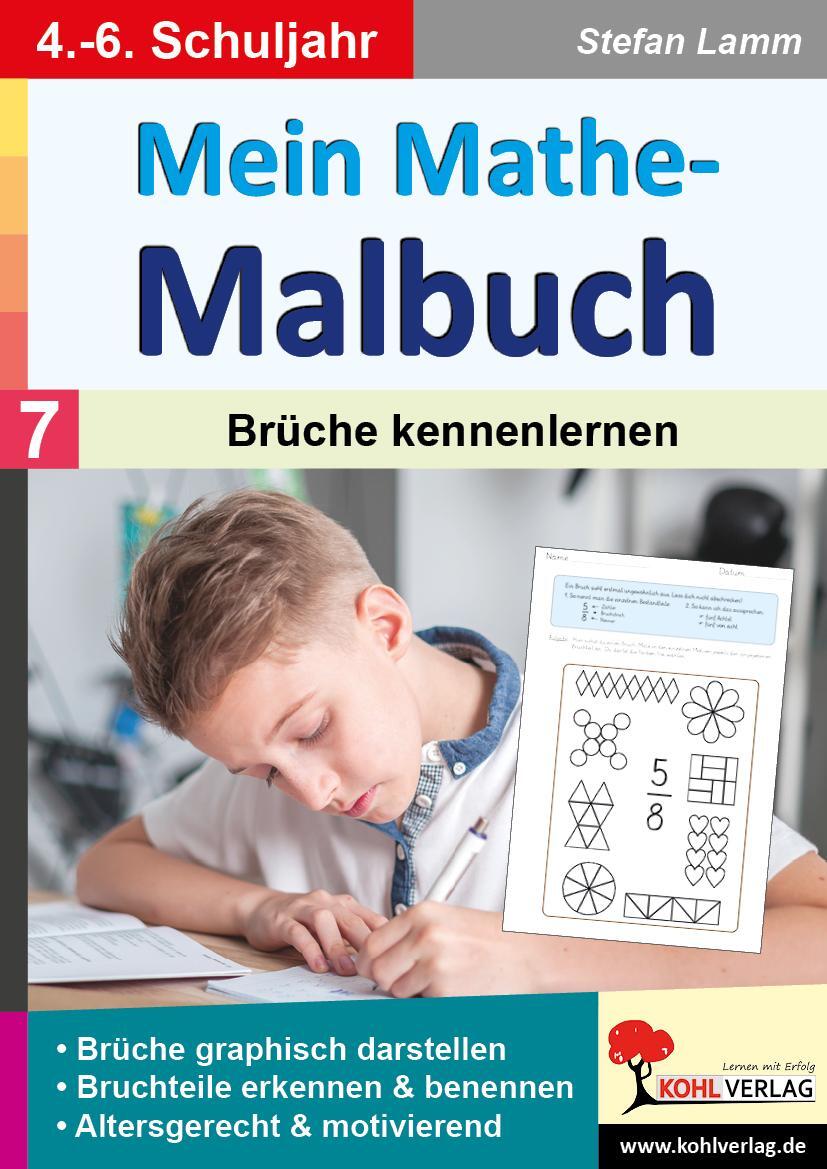 Cover: 9783985580668 | Mein Mathe-Malbuch / Band 7: Brüche kennenlernen | Stefan Lamm | Buch