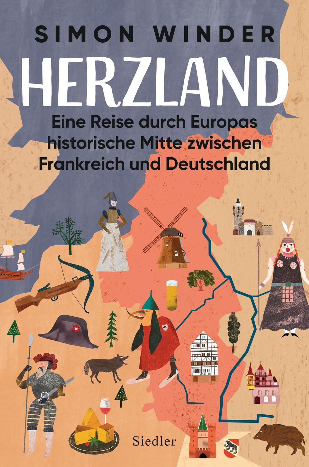 Cover: 9783827500892 | Herzland | Simon Winder | Buch | Deutsch | 2020 | Siedler