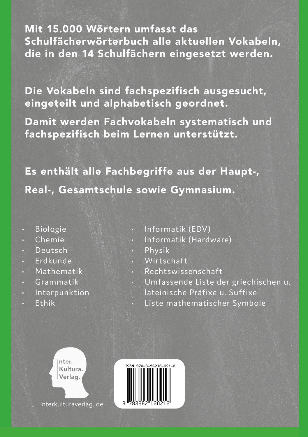 Rückseite: 9783962130886 | Schülerwörterbuch Deutsch-Somali | Taschenbuch | 304 S. | Deutsch
