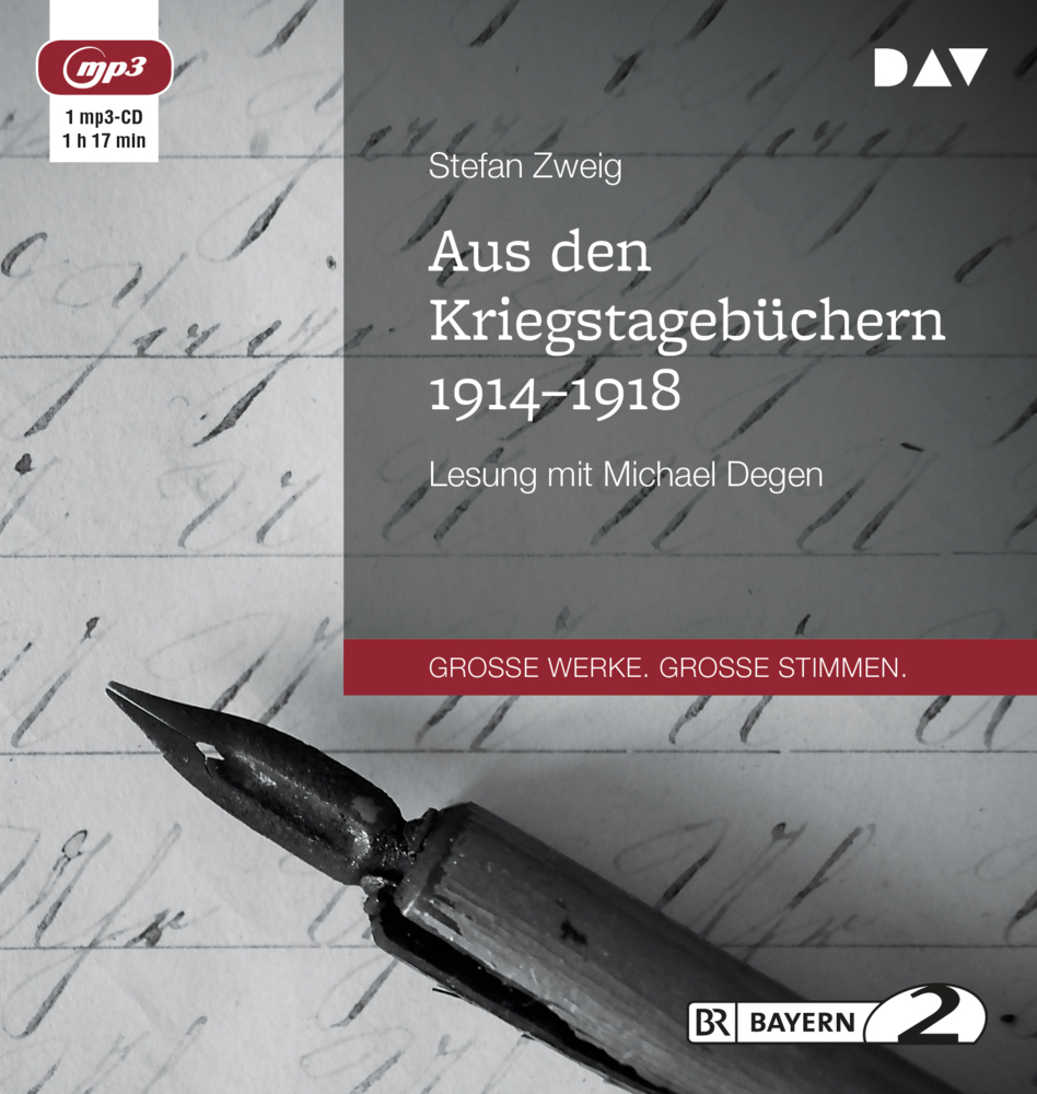 Cover: 9783742407023 | Aus den Kriegstagebüchern 1914-1918, 1 Audio-CD, 1 MP3 | Stefan Zweig