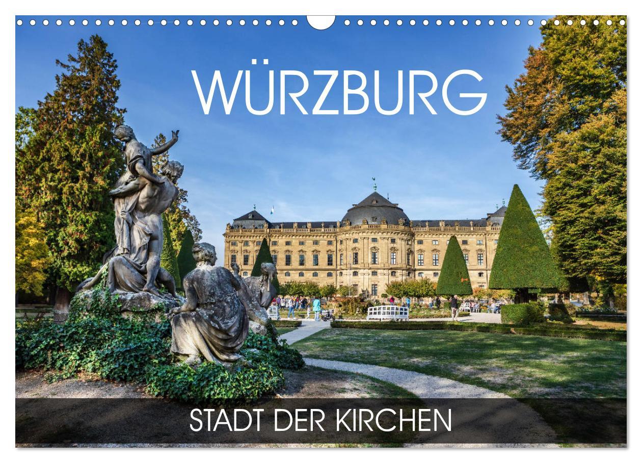 Cover: 9783435225132 | Würzburg - Stadt der Kirchen (Wandkalender 2025 DIN A3 quer),...