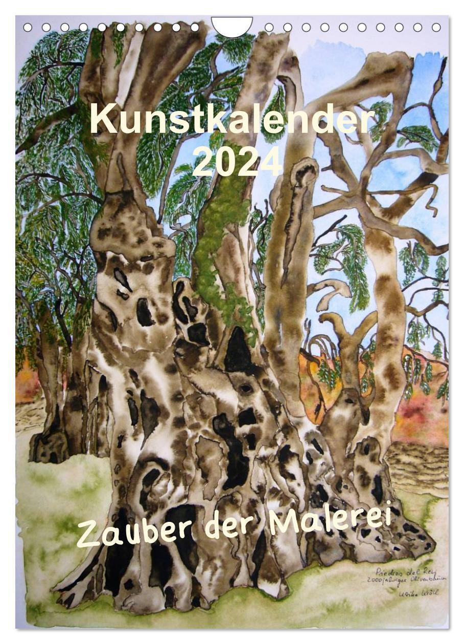 Cover: 9783383616549 | Kunstkalender 2024 - Zauber der Malerei (Wandkalender 2024 DIN A4...