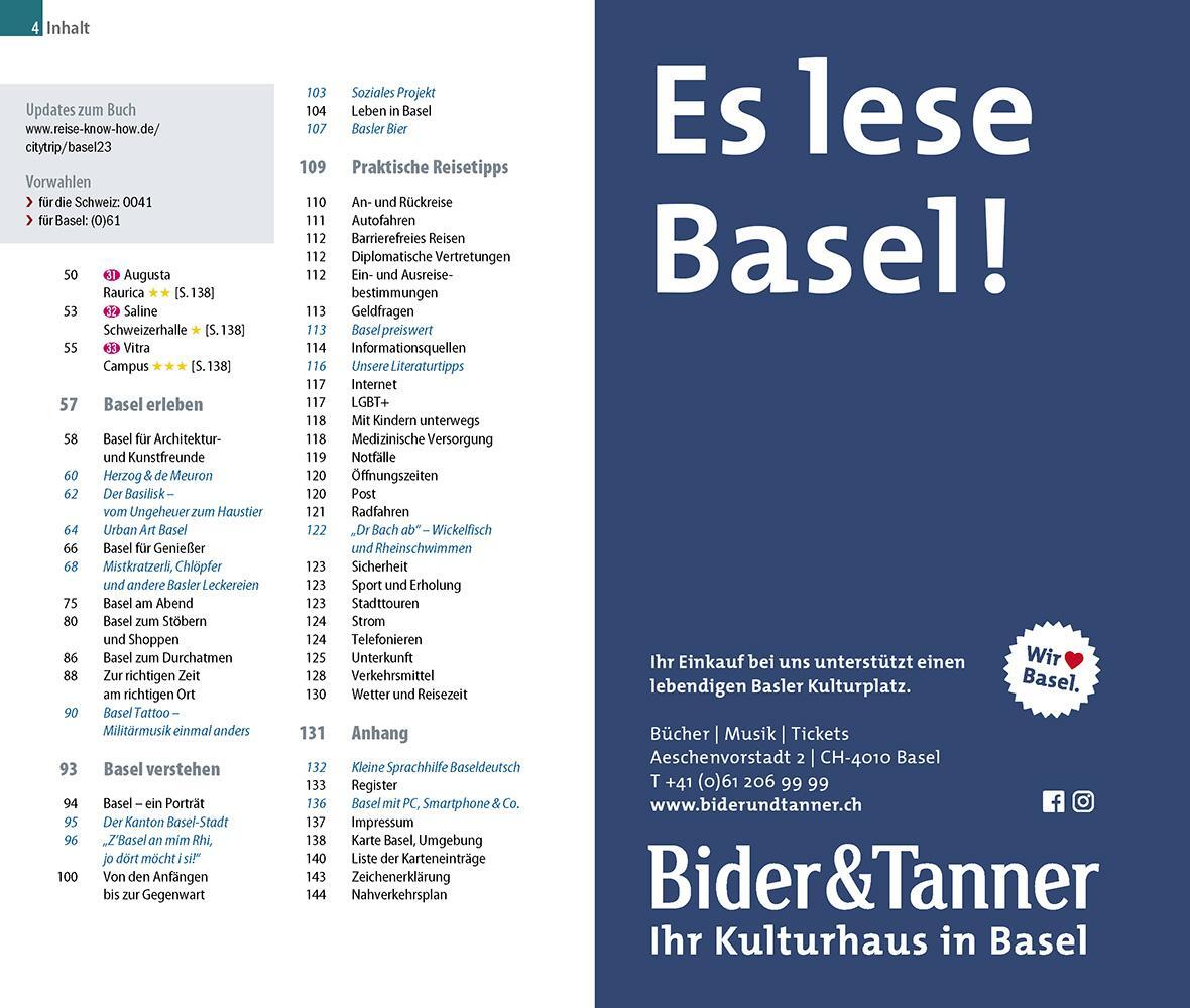 Bild: 9783831736492 | Reise Know-How CityTrip Basel | Peter Kränzle (u. a.) | Taschenbuch