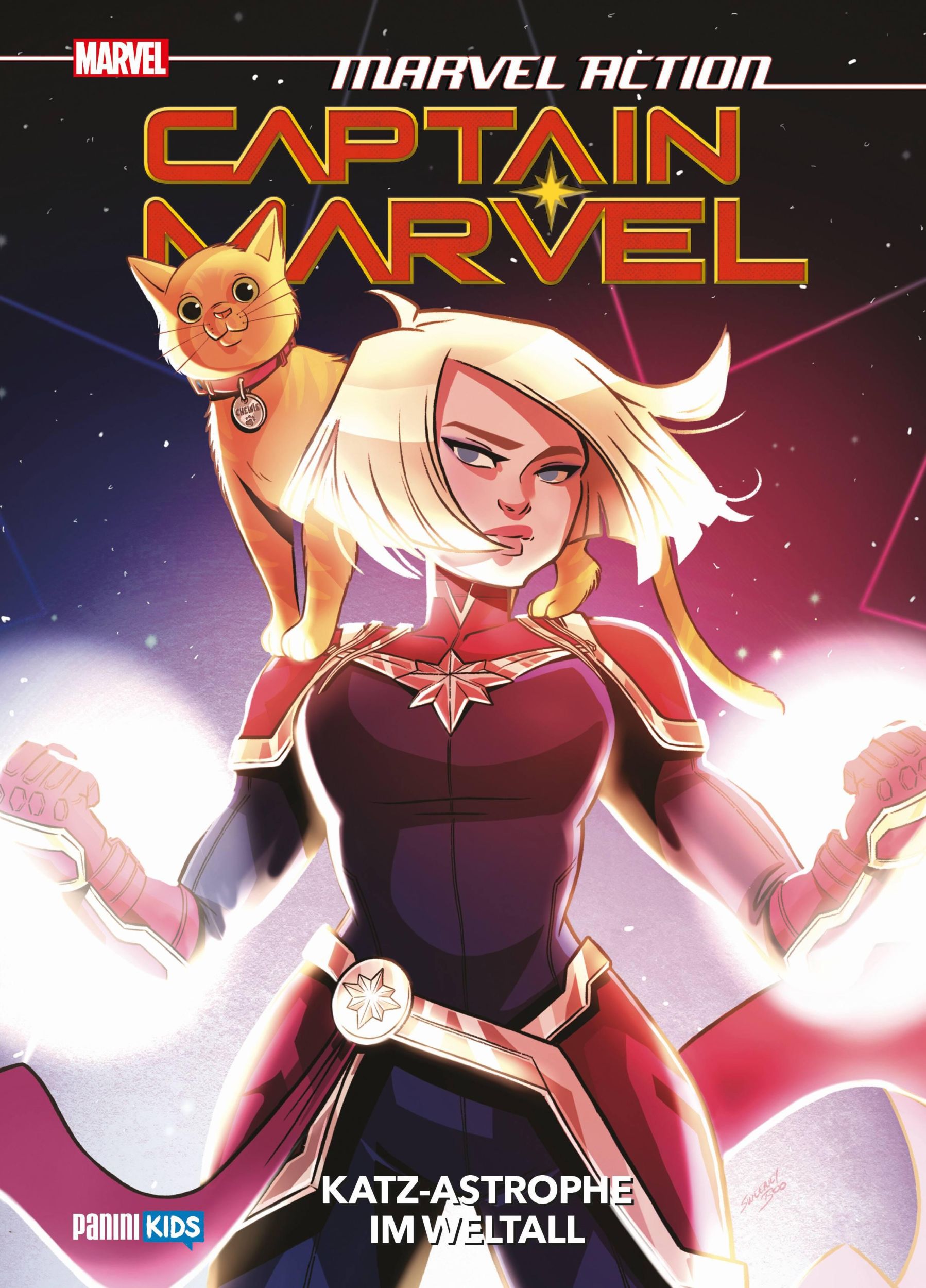 Cover: 9783741616334 | Marvel Action: Captain Marvel | Bd. 1: Katz-Astrophe im Weltall | Buch