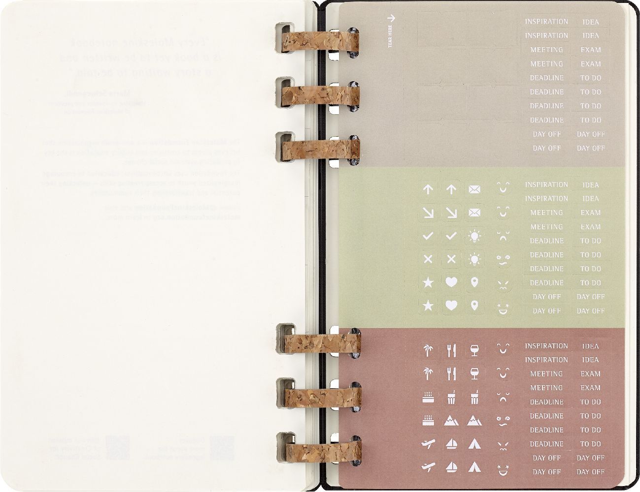 Bild: 8056598858075 | Moleskine 12 Monats Studienplaner mit Spiralbindung 2023/2024,...