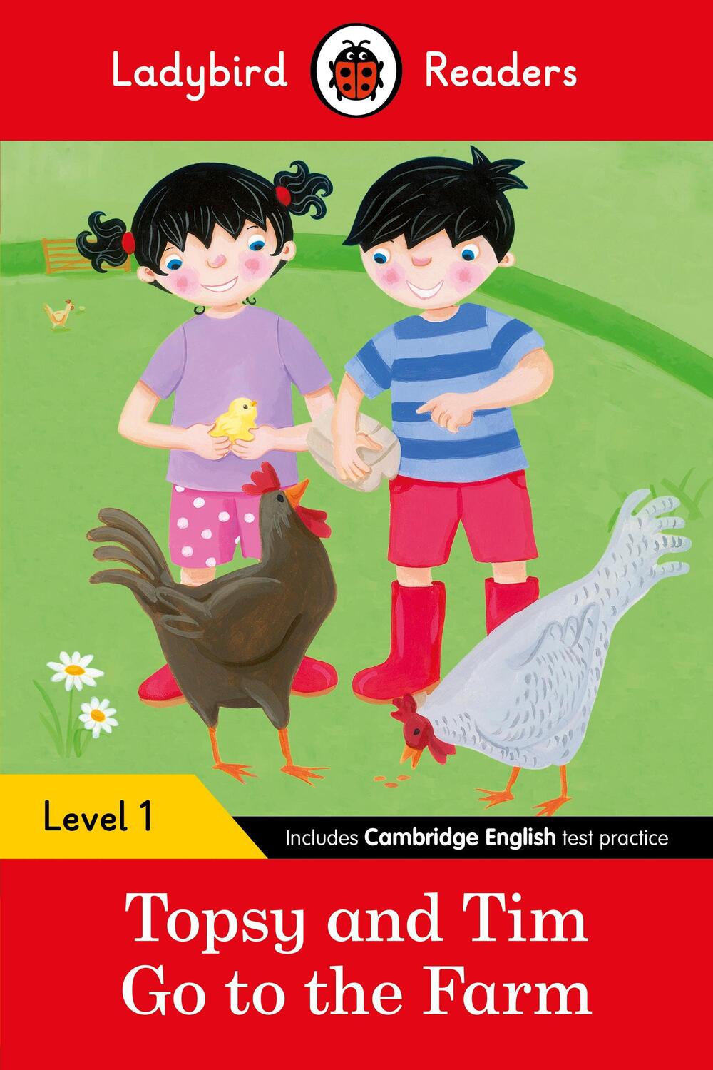 Cover: 9780241283554 | Ladybird Readers Level 1 - Topsy and Tim - Go to the Farm (ELT...