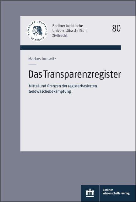 Cover: 9783830551324 | Das Transparenzregister | Markus Jurawitz | Taschenbuch | 269 S.