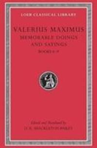 Cover: 9780674995420 | Memorable Doings and Sayings | Books 6-9 | Valerius Maximus | Buch