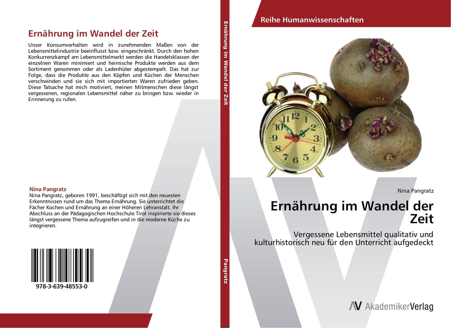Cover: 9783639485530 | Ernährung im Wandel der Zeit | Nina Pangratz | Taschenbuch | Paperback