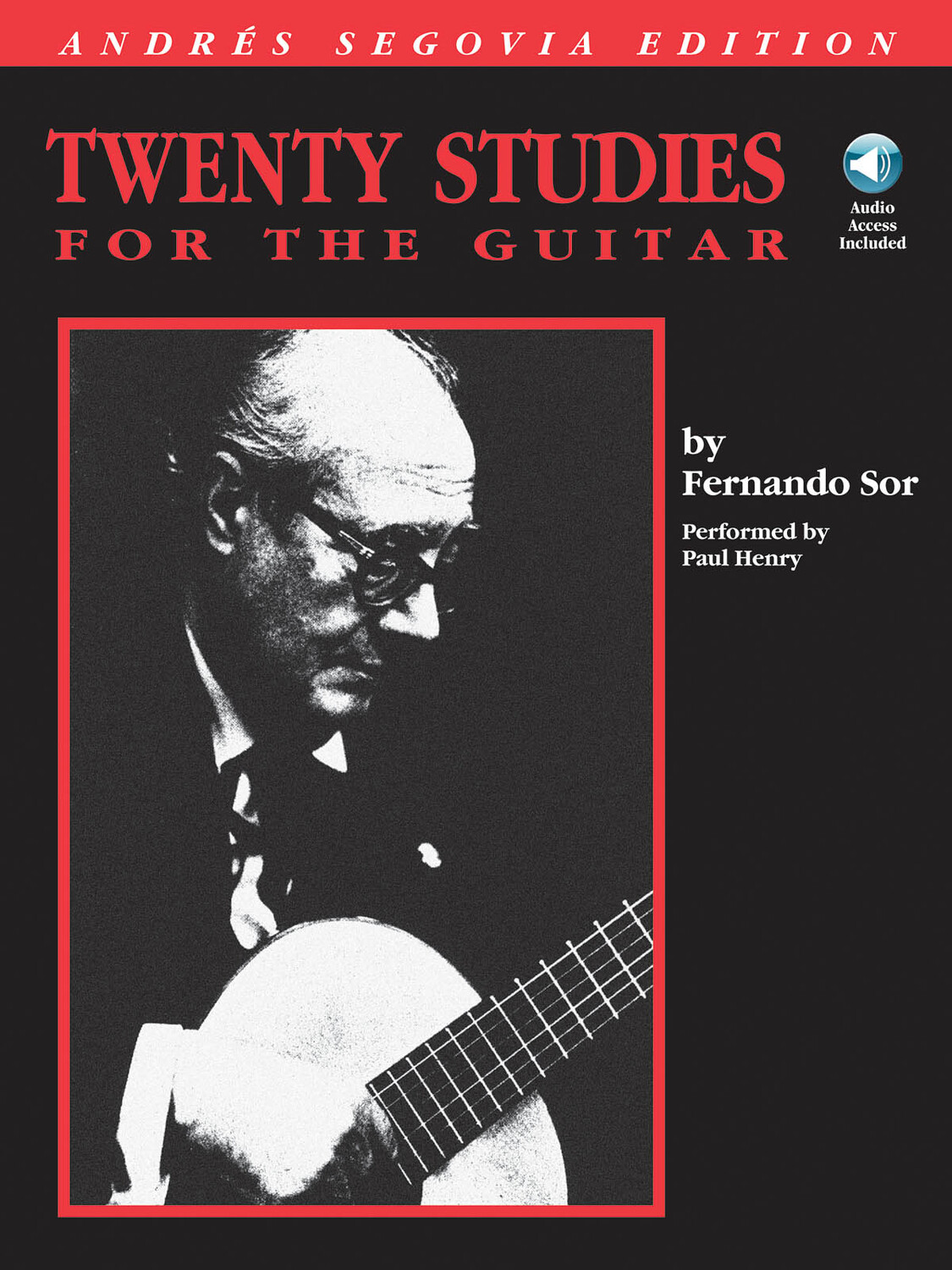 Cover: 73999950120 | Andres Segovia - 20 Studies For Guitar ( Sor ) | Guitar | Hal Leonard
