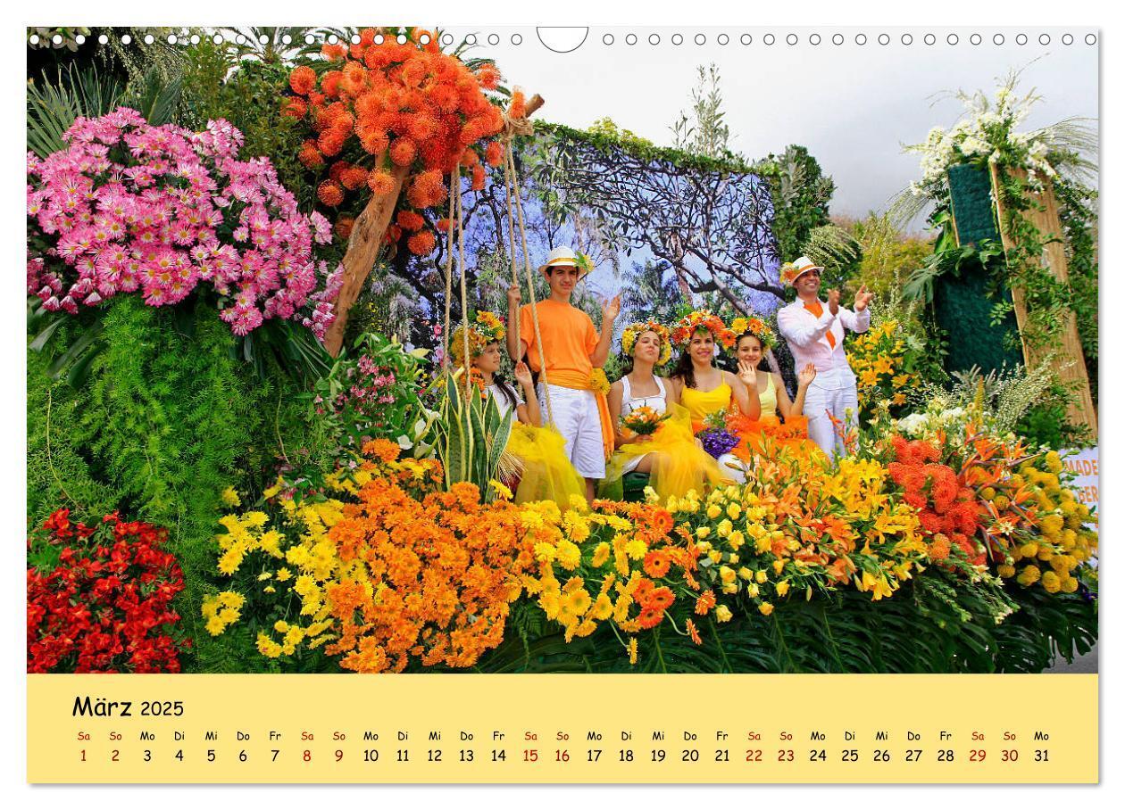 Bild: 9783435457366 | Blumenfest auf Madeira (Wandkalender 2025 DIN A3 quer), CALVENDO...