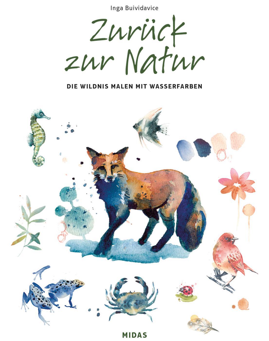 Cover: 9783038762973 | Zurück zur Natur | Die Wildnis malen mit Wasserfarben | Buividavice