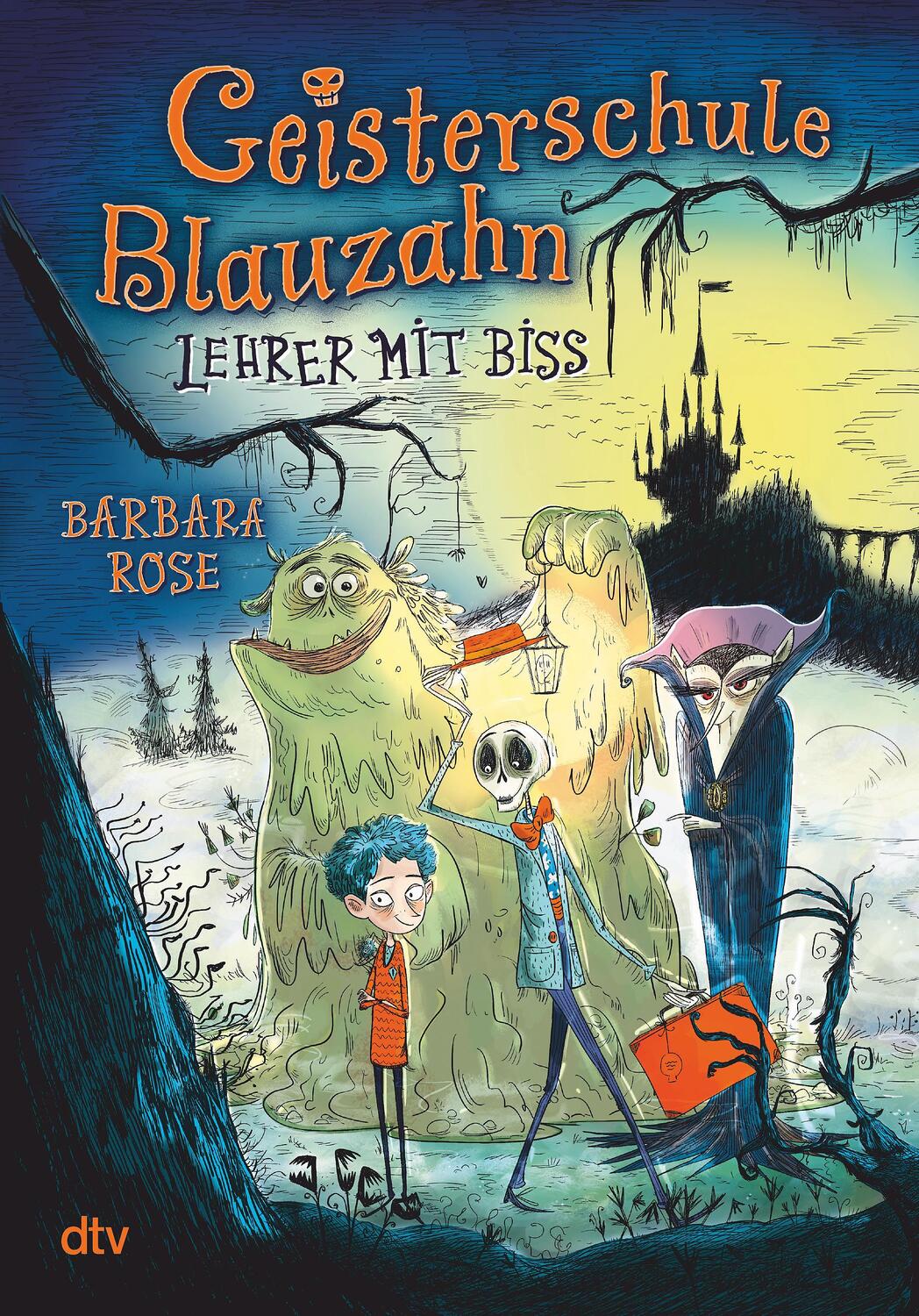 Cover: 9783423763233 | Geisterschule Blauzahn - Lehrer mit Biss | Barbara Rose | Buch | 2021