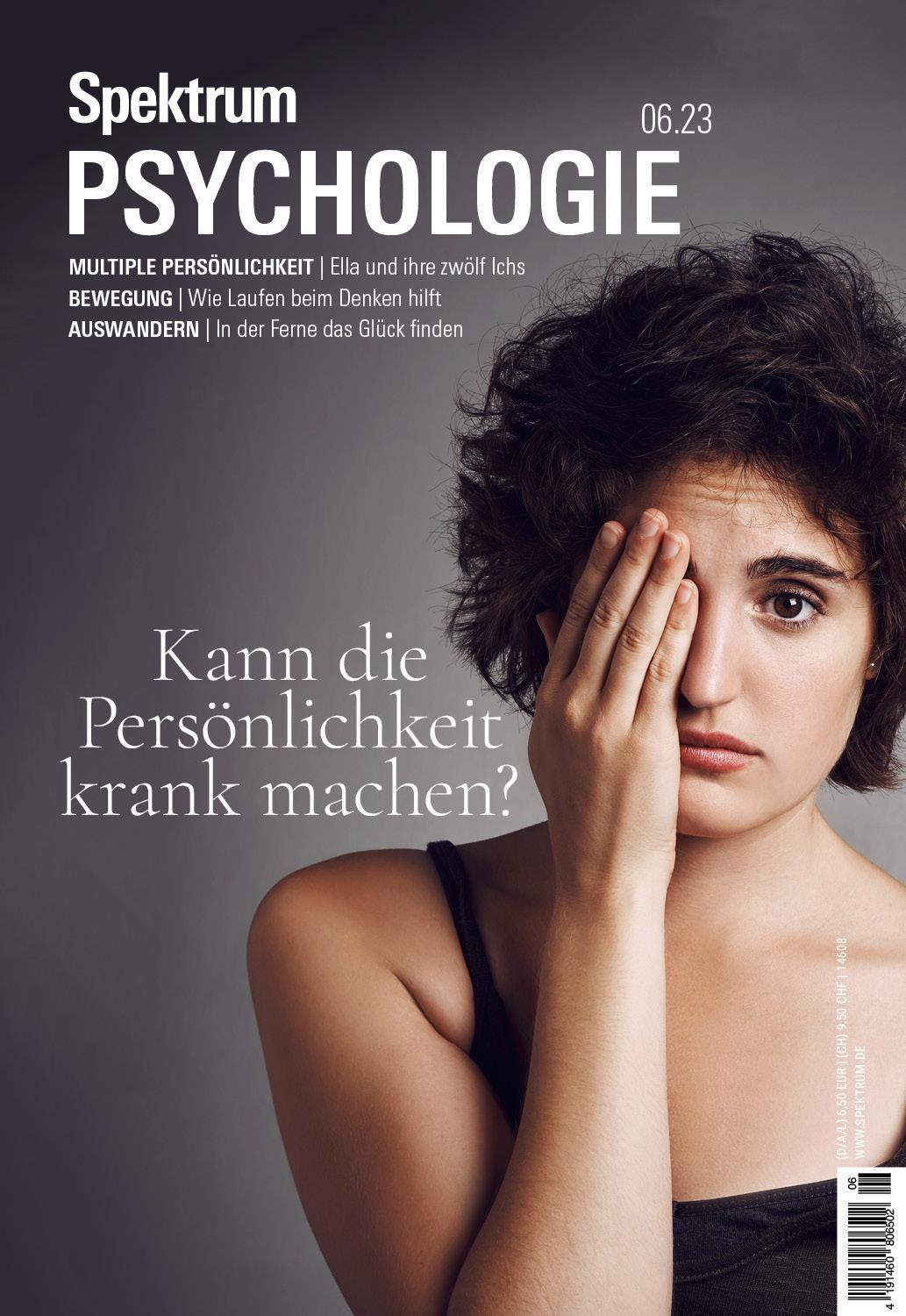 Cover: 9783958927230 | Spektrum Psychologie - Kann die Persönlichkeit krank machen? | Buch